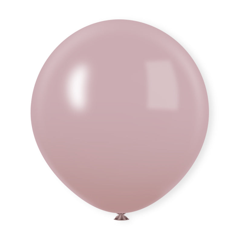 10 Pc Pastel Dusk Rose Latex Helium, Air or Water Balloons 18"