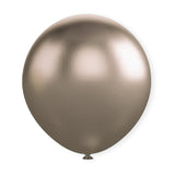 10 Pc Chrome Champagne Gold Latex Helium, Air or Water Balloons 18"