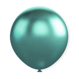 10 Pc Chrome Green  Latex Helium, Air or Water Balloons 18"