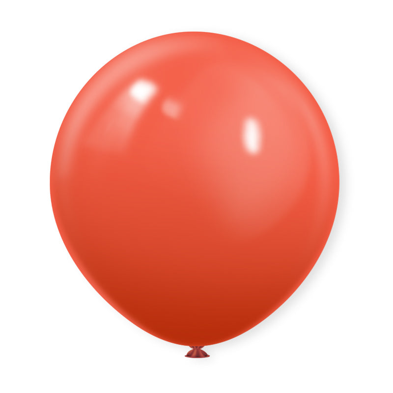 10 Pc Matte Coral Latex Helium, Air or Water Balloons 18"