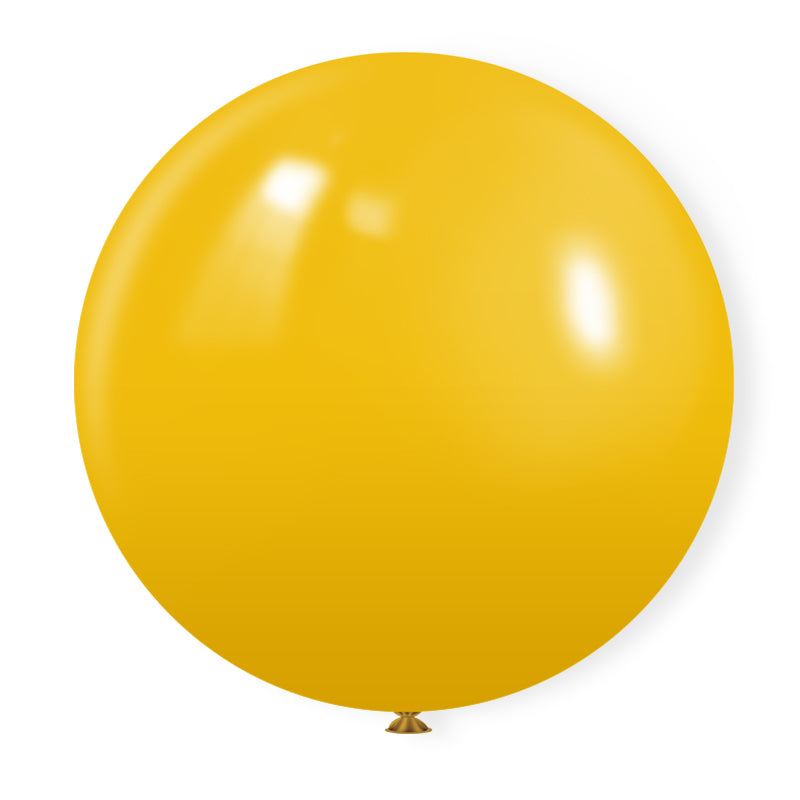 5 Pc Matte Lemon Latex Helium, Air or Water Balloons 36"