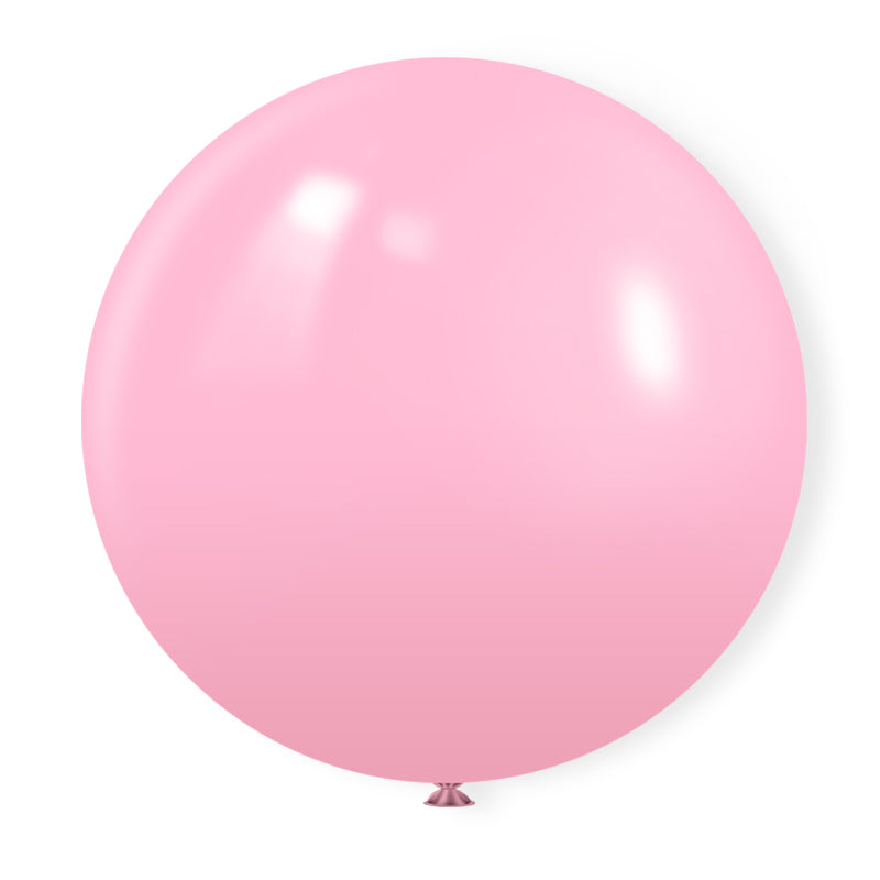 5 Pc Matte Light Pink Latex Helium, Air or Water Balloons 36"