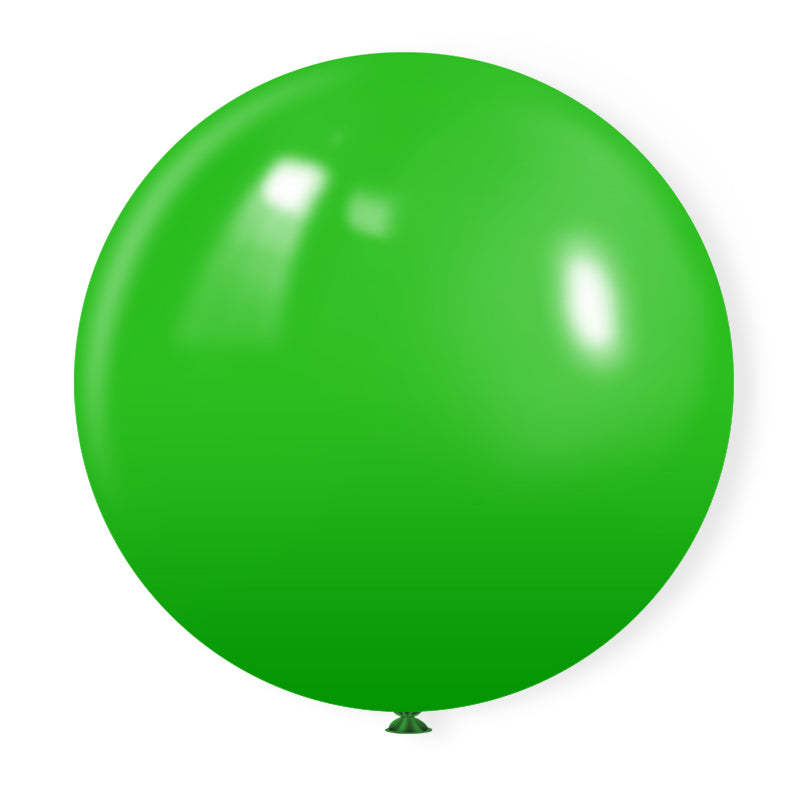 5 Pc Matte Lime Green Latex Helium, Air or Water Balloons 36"
