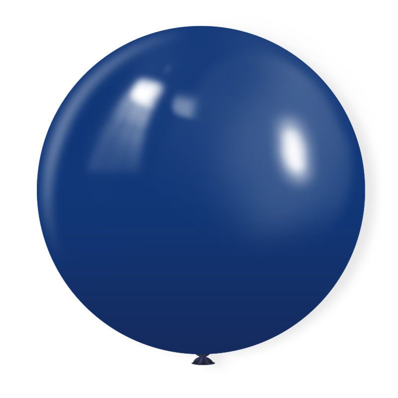5 Pc Matte Navy Blue Latex Helium, Air or Water Balloons 36"