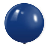 5 Pc Matte Navy Blue Latex Helium, Air or Water Balloons 36"