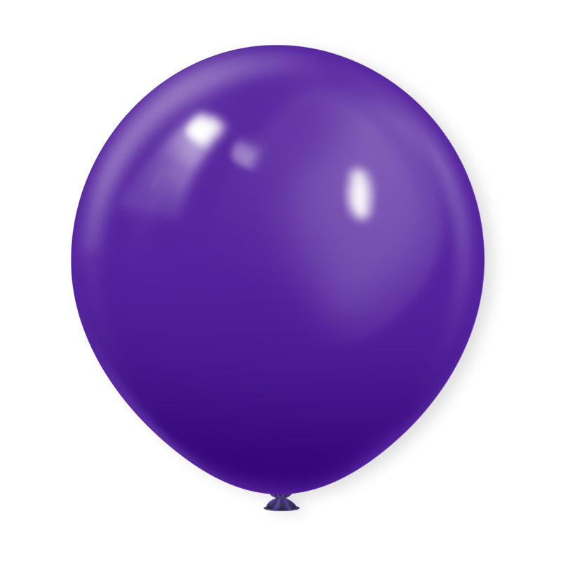 10 Pc Matte Purple Latex Helium, Air or Water Balloons 18"