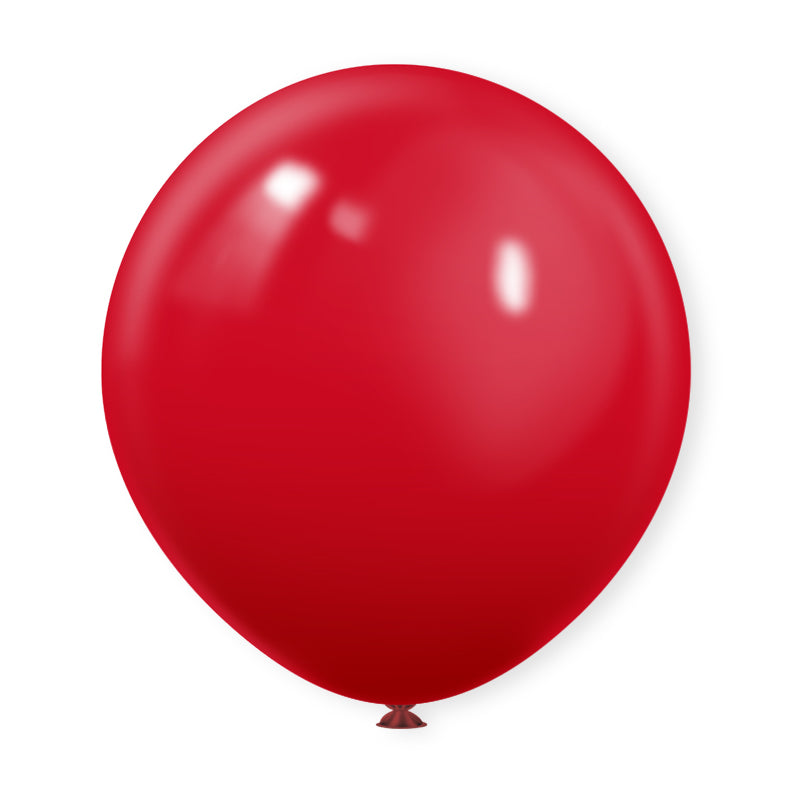 10 Pc Matte Red Latex Helium, Air or Water Balloons 18"