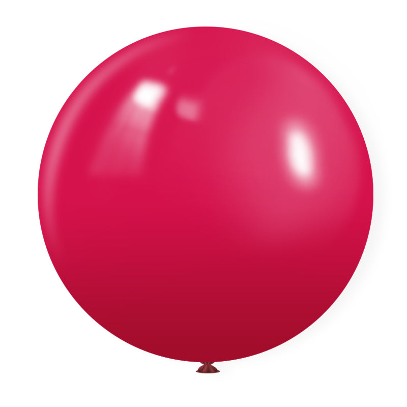 5 Pc Matte Wild Red Latex Helium, Air or Water Balloons 36"