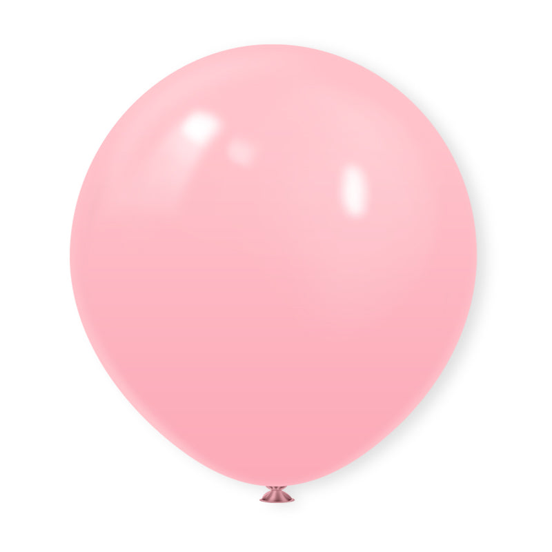 10 Pc Matte Baby Pink Latex Helium, Air or Water Balloons 18"
