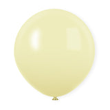 10 Pc Macaroon Yellow Latex Helium, Air or Water Balloons 18"
