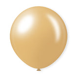 10 Pc Shiny Pearl Peach Latex Helium, Air or Water Balloons 18"