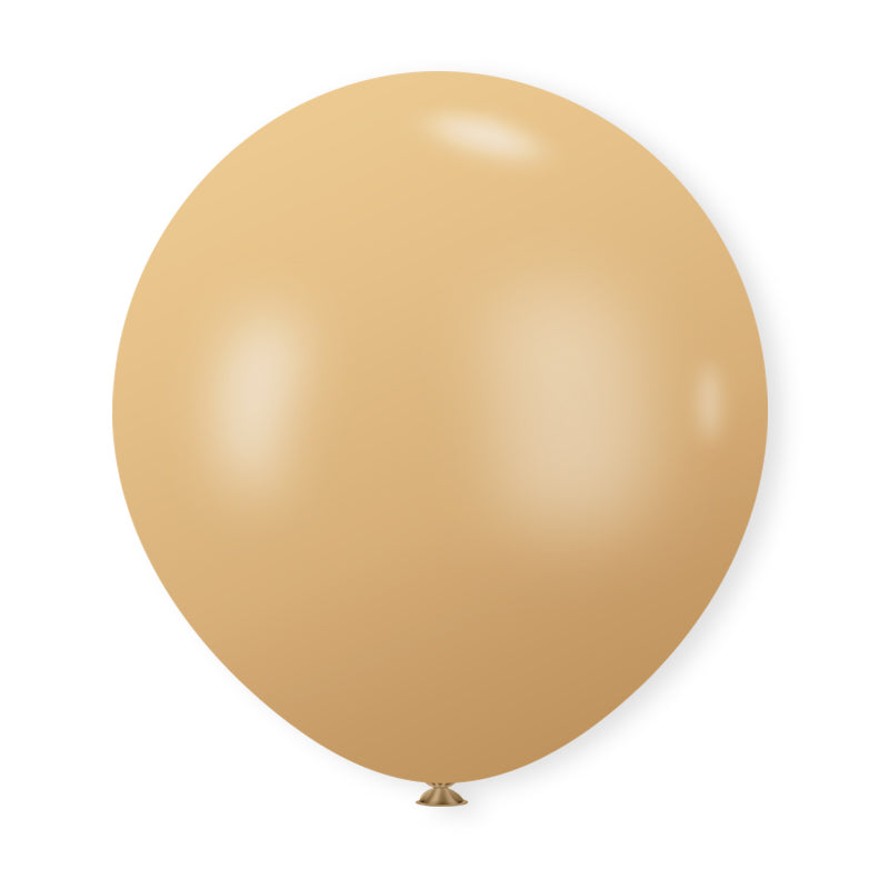 10 Pc Retro Apricot Latex Helium, Air or Water Balloons 18"