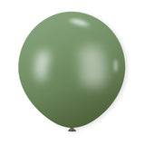 10 Pc Retro Avocado Green Latex Helium, Air or Water Balloons 18"