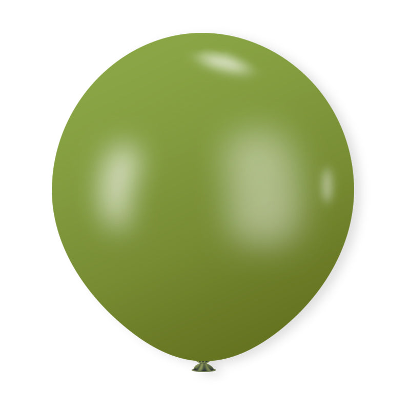10 Pc Retro Matcha Latex Helium, Air or Water Balloons 18"
