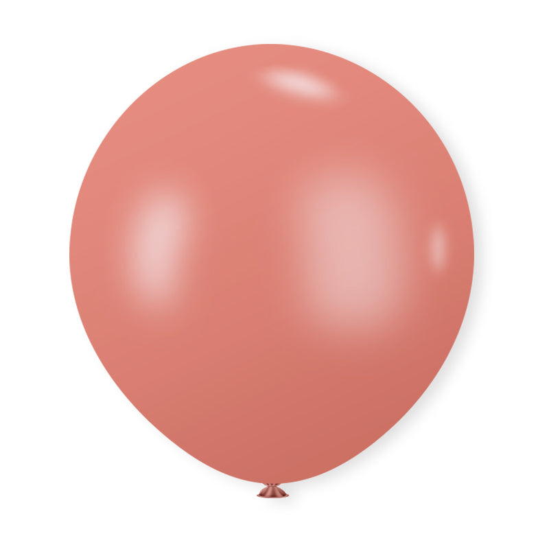 10 Pc Retro Rosewood Latex Helium, Air or Water Balloons 18"