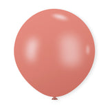 10 Pc Retro Rosewood Latex Helium, Air or Water Balloons 18"