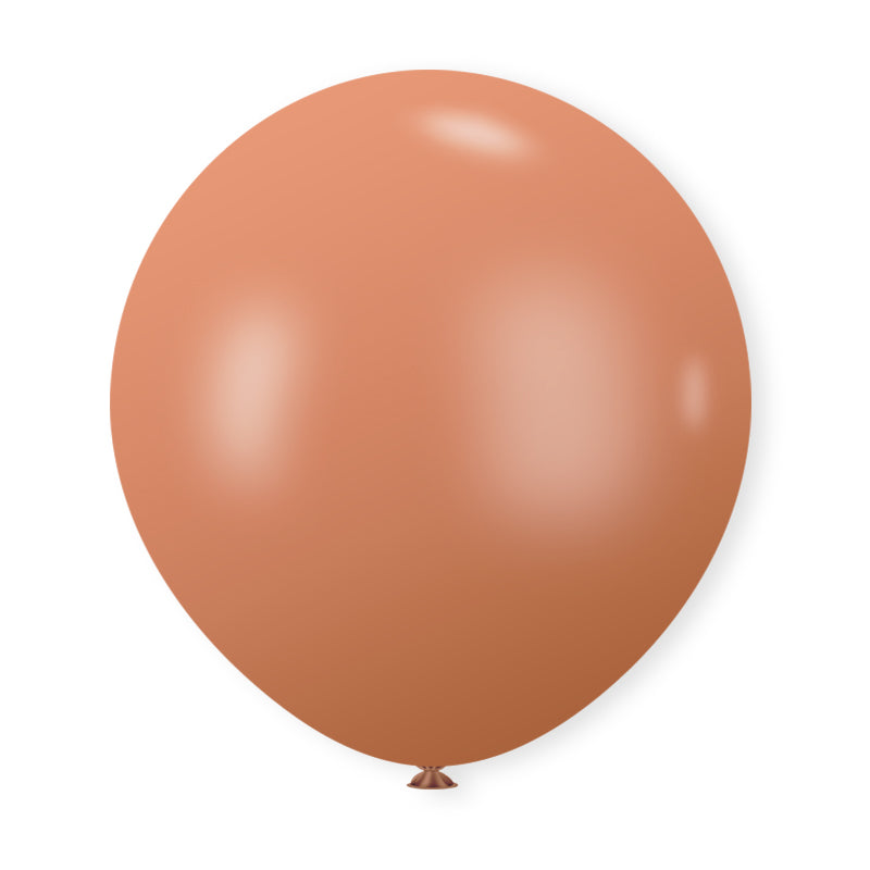 10 Pc Retro Warm Pink Latex Helium, Air or Water Balloons 18"