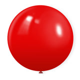 5 Pc Matte China Red Latex Helium, Air or Water Balloons 36"