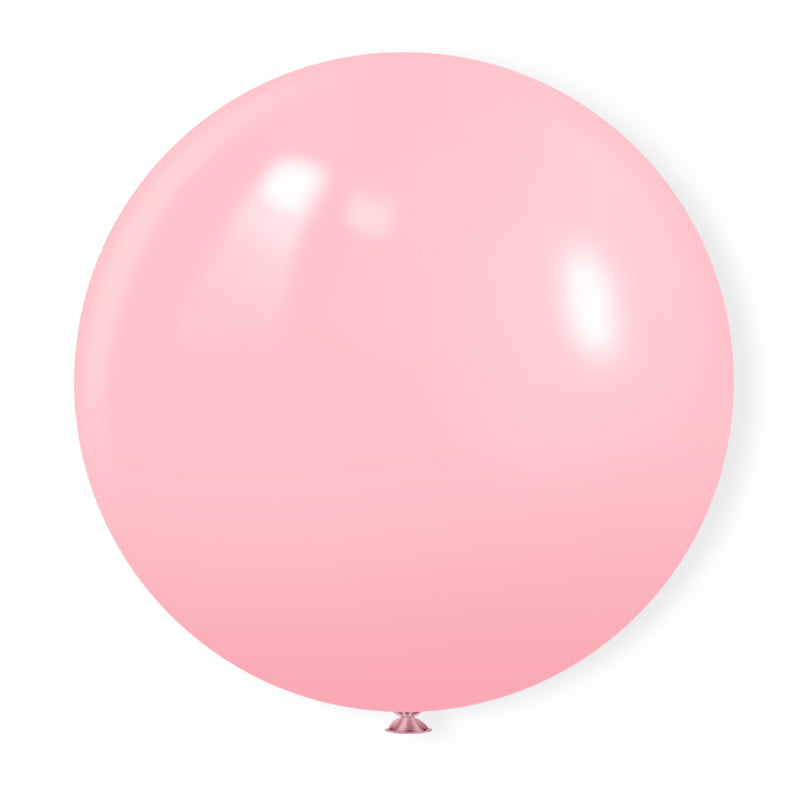 5 Pc Matte Baby Pink Latex Helium, Air or Water Balloons 36"