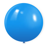 5 Pc Matte Mid Blue Latex Helium, Air or Water Balloons 36"