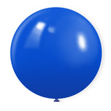 5 Pc Matte Royal Blue Latex Helium, Air or Water Balloons 36"