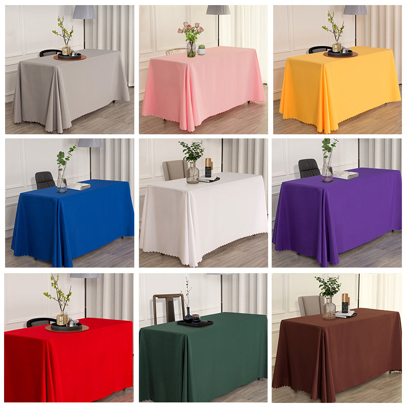 Polyester Rectangular Tablecloth 60"x102" Dark Green