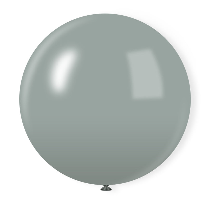 5 Pc Pastel Dusk Green Latex Helium, Air or Water Balloons 36"