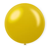 5 Pc Shiny Pearl Gold Latex Helium, Air or Water Balloons 36"