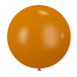 5 Pc Retro Caramel Orange Latex Helium, Air or Water Balloons 36"