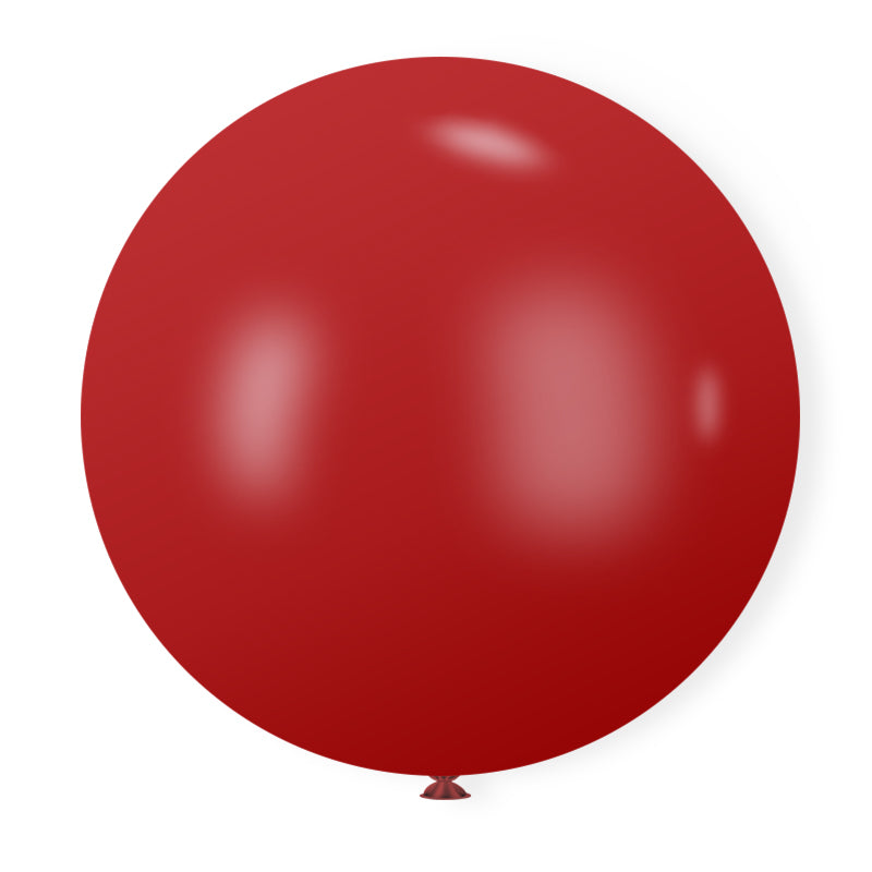 5 Pc Retro Garnet Latex Helium, Air or Water Balloons 36"