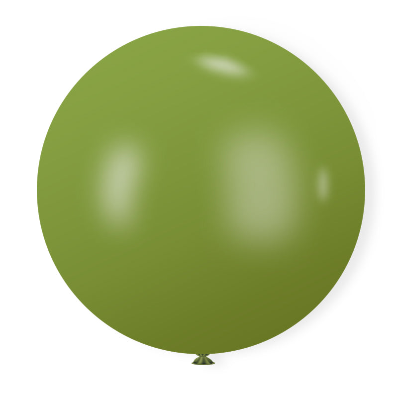 5 Pc Retro Matcha Latex Helium, Air or Water Balloons 36"