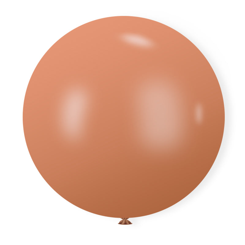 5 Pc Retro Warm Pink Latex Helium, Air or Water Balloons 36"