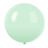 5 Pc Macaroon Green Latex Helium, Air or Water Balloons 36"