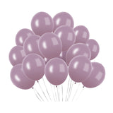 100 Pc Pastel Dusk Purple Latex, Air or Water Balloons 5"