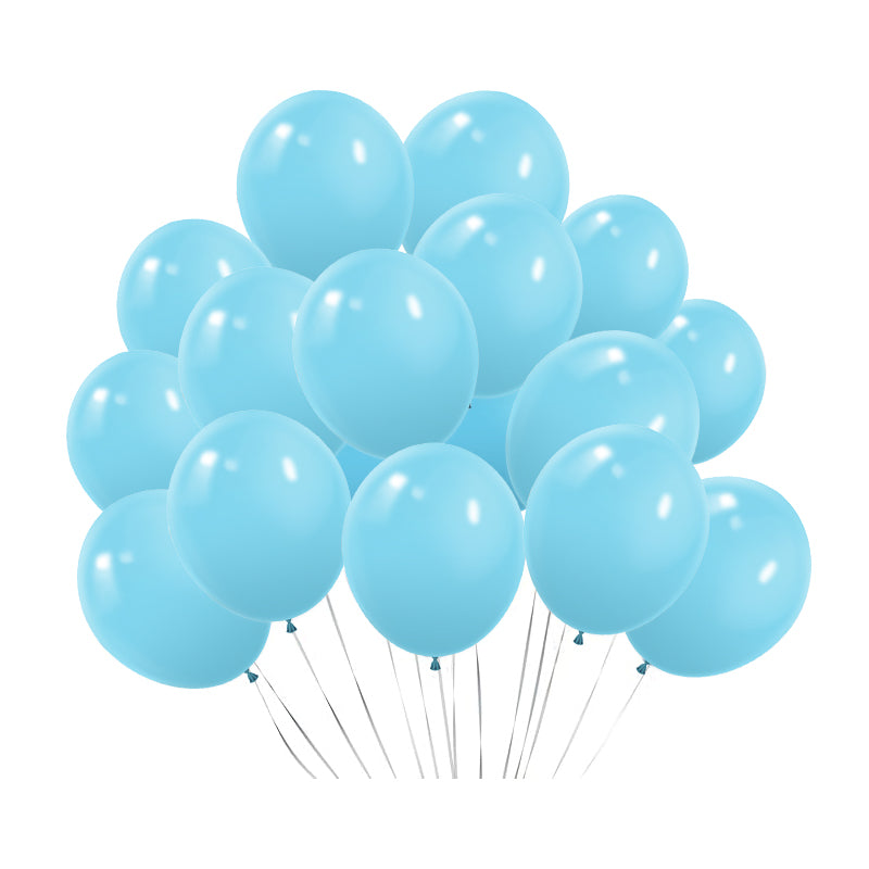 100 Pc Matte Baby Blue Latex, Air or Water Balloons 5"