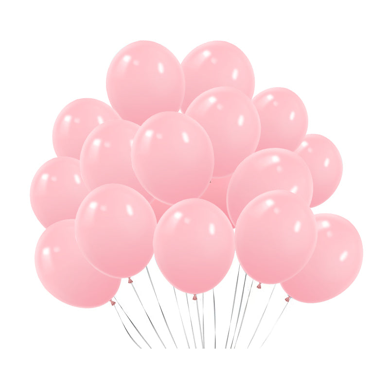 100 Pc Matte Baby Pink Latex, Air or Water Balloons 5"