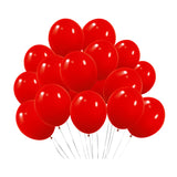 100 Pc Matte China Red Latex, Air or Water Balloons 5"