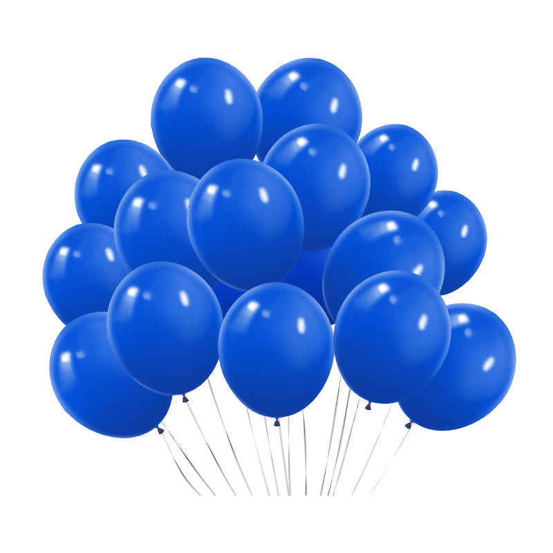 100 Pc Matte Royal Blue Latex, Air or Water Balloons 5"