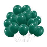 100 Pc Matte Hunter Green Latex, Air or Water Balloons 5"