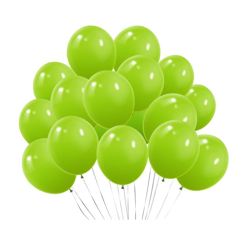 100 Pc Matte Mint Green Latex, Air or Water Balloons 5"