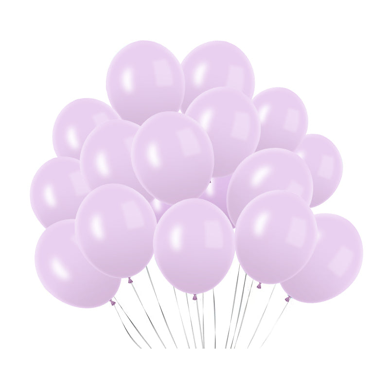 100 Pc Macaroon Purple Latex, Air or Water Balloons 5"