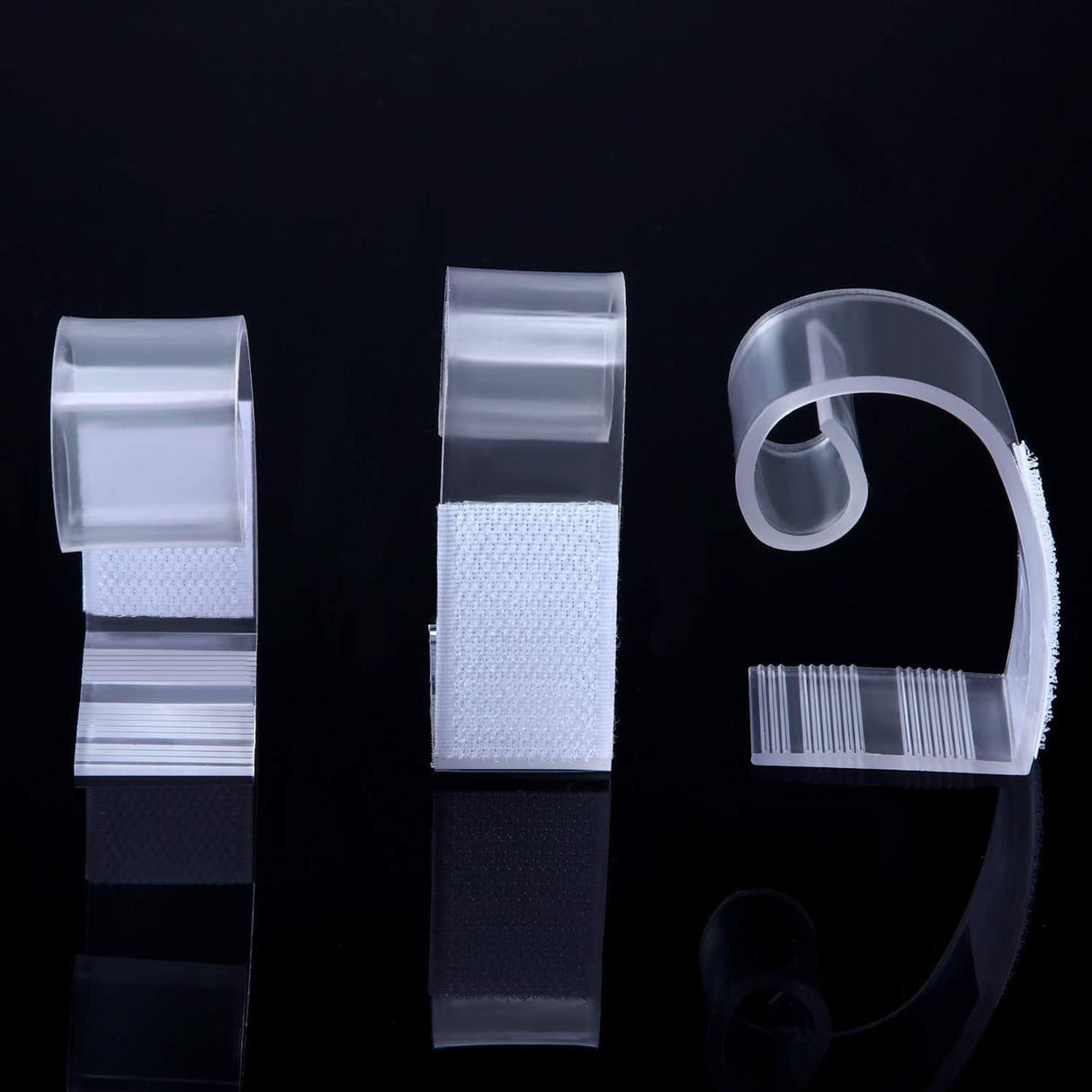 12pcs Adjustable Large Plastic Table Skirt Clips 1.2 to2.2"