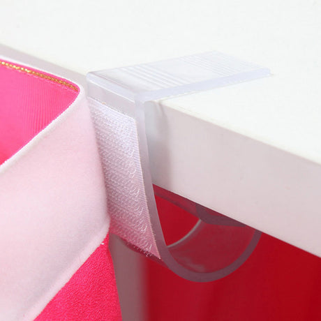 12pcs Adjustable Large Plastic Table Skirt Clips 2 to2.7"
