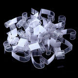 12pcs Adjustable Large Plastic Table Skirt Clips 1"