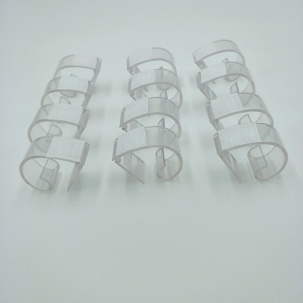 12pcs Adjustable Large Plastic Table Skirt Clips 2 to2.7"