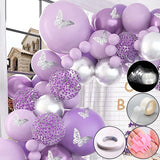 Set of 4 Balloon Arch Kit - Decorating Strips, Balloon Tie Tool, Glue Dots and Curling Ribbon
