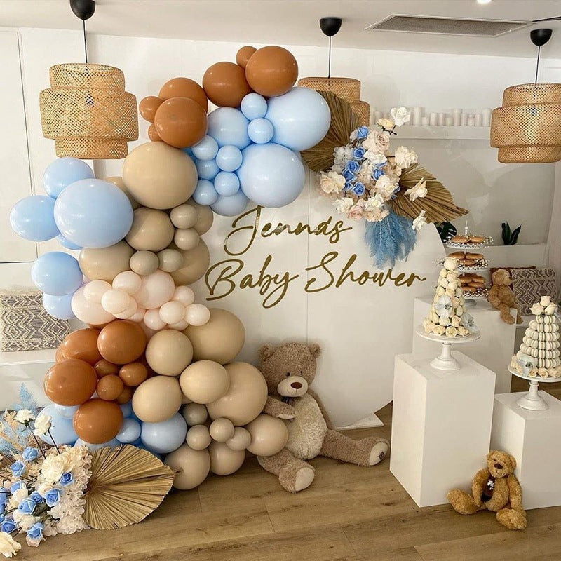 135 Pc Light Blue Skin DIY Balloon Garland Kit
