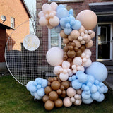 135 Pc Light Blue Skin DIY Balloon Garland Kit