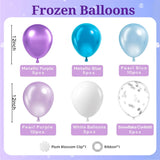 Set of 40 Blue Purple Party Balloon Kit 12"