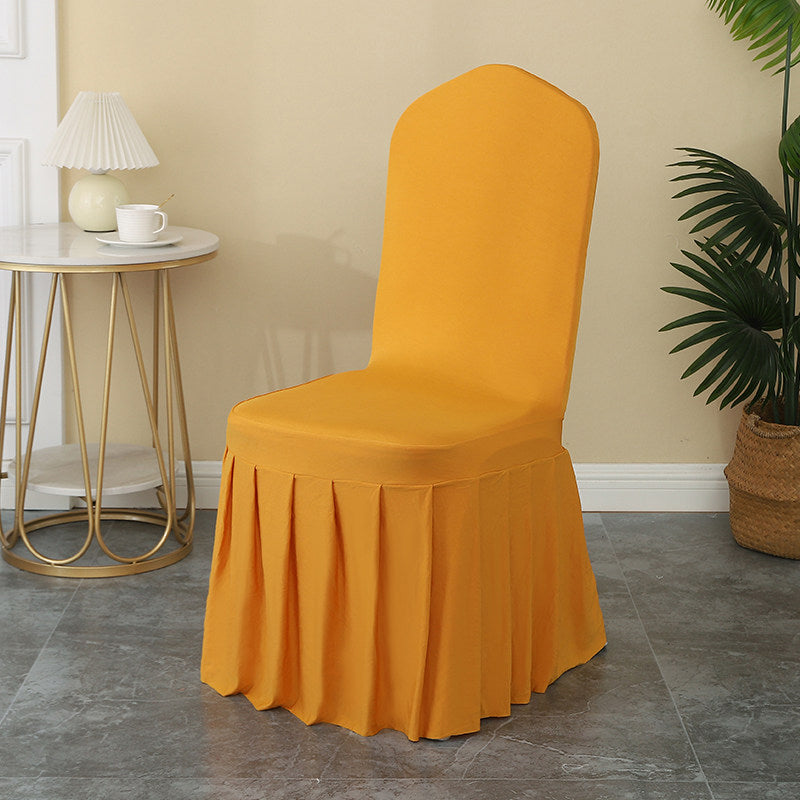 Air Layer Skirt Chair Cover Pink